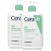 Очищающий гель для лица - CeraVe - 2 x 473 мл - Гиалуроновая кислота - Ниацинамид - Для нормальной и жирной кожи
