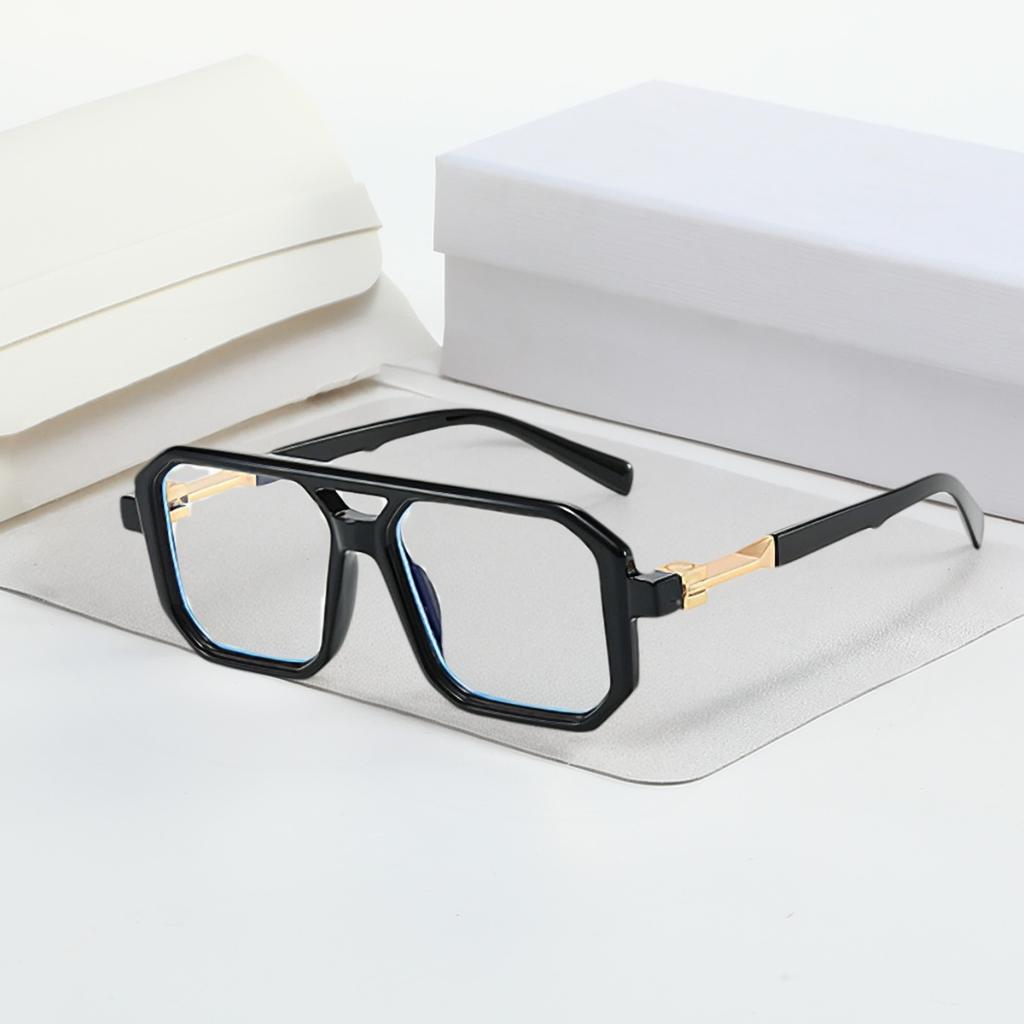 Light Frame Anti Blue Glasses Transparent Black Optical Glasse Women Men Square Eyewear Blocking Eyeglasse Spectacle Eyeglasses