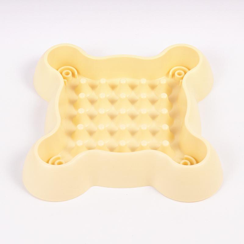 New dog slow food bowl anti-knock dog food bowl cat bowl non-slip at the bottom of the eating utensils pet food basin anti-choke bowl dog bowl
