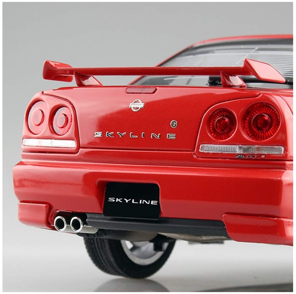 AOSHIMA The Model Car Series Nissan ER34 Skyline Turbo 1998 Plastic Model 1/24 No.98 25GT-X