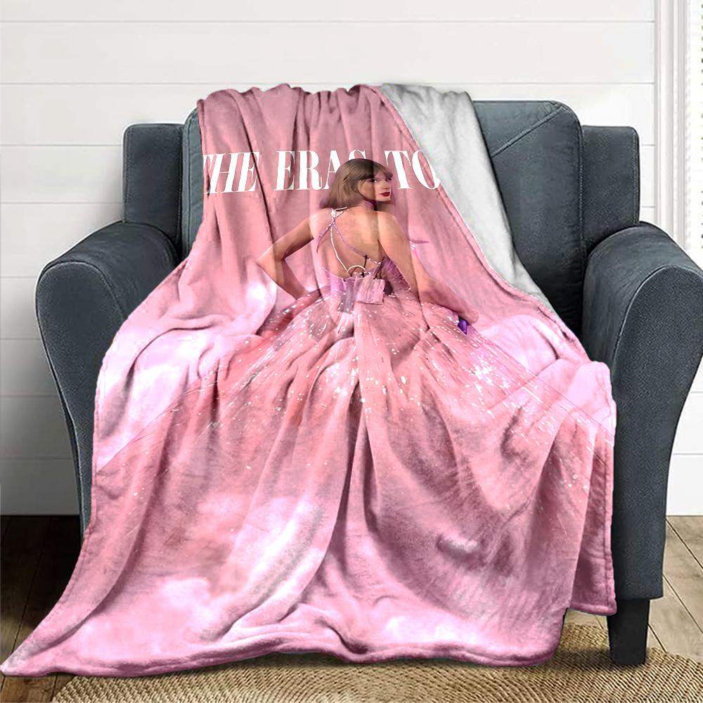 Pink Dress Stage Blanket Soft Throw Blanket For Home Bedroom Bed Sofa Travel Office Solid Christmas Blanket
