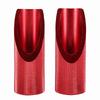 2pcs Motorcycle Aluminum Alloy Foot Pegs Footboard Accessories Fit for Honda(Red)