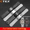Браслет из нержавеющей стали для мужских часов TIMEX T2N720 T2N721 TW2R55500 T2N721 ремешок 24*16мм крепление серебристый черный браслет