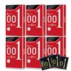 Okamoto Zero One 0.01mm X 6 Piece Set Unscented Polyurethane (PU)
