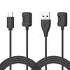 2 шт. Магнитный кабель для зарядки для Fit 3 с портами USB C и USB A, длина 100 см, прочная конструкция из АБС