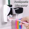 Аксессуары для ванной комнаты Автоматический дозатор зубной пасты Пылезащитный держатель зубных щеток Настенная подставка Выдавливатели зубной пасты Зуб