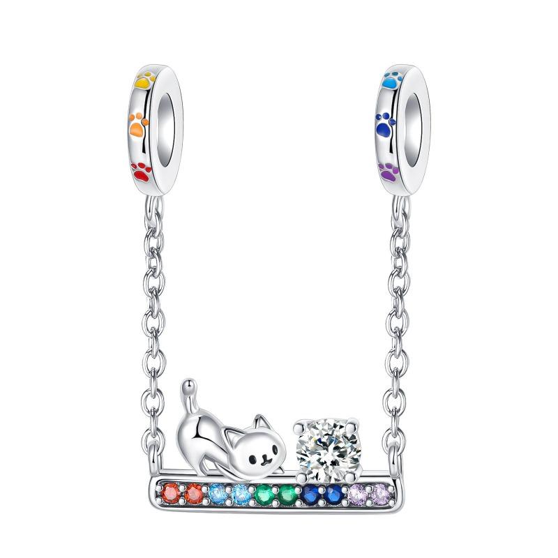 Animal Charms Copper Bear Rabbit Dog Panda Elephant Pig Kapibala Beads Pendants Fit Bracelet Diy Fine Jewelry Gift