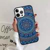 Чехол для телефона ретро-цветочный с мандалой и подсолнухом Для iPhone 17 Air 15 16 14 13 12 Pro Max 11 Pro Max Plus Coque