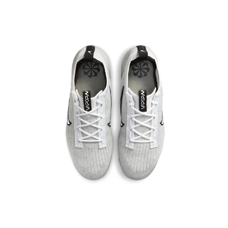Nike Кроссовки мужские Nike Air VaporMax 2021 Flyknit Монохромные Серый Белый Черный DH4084-100
