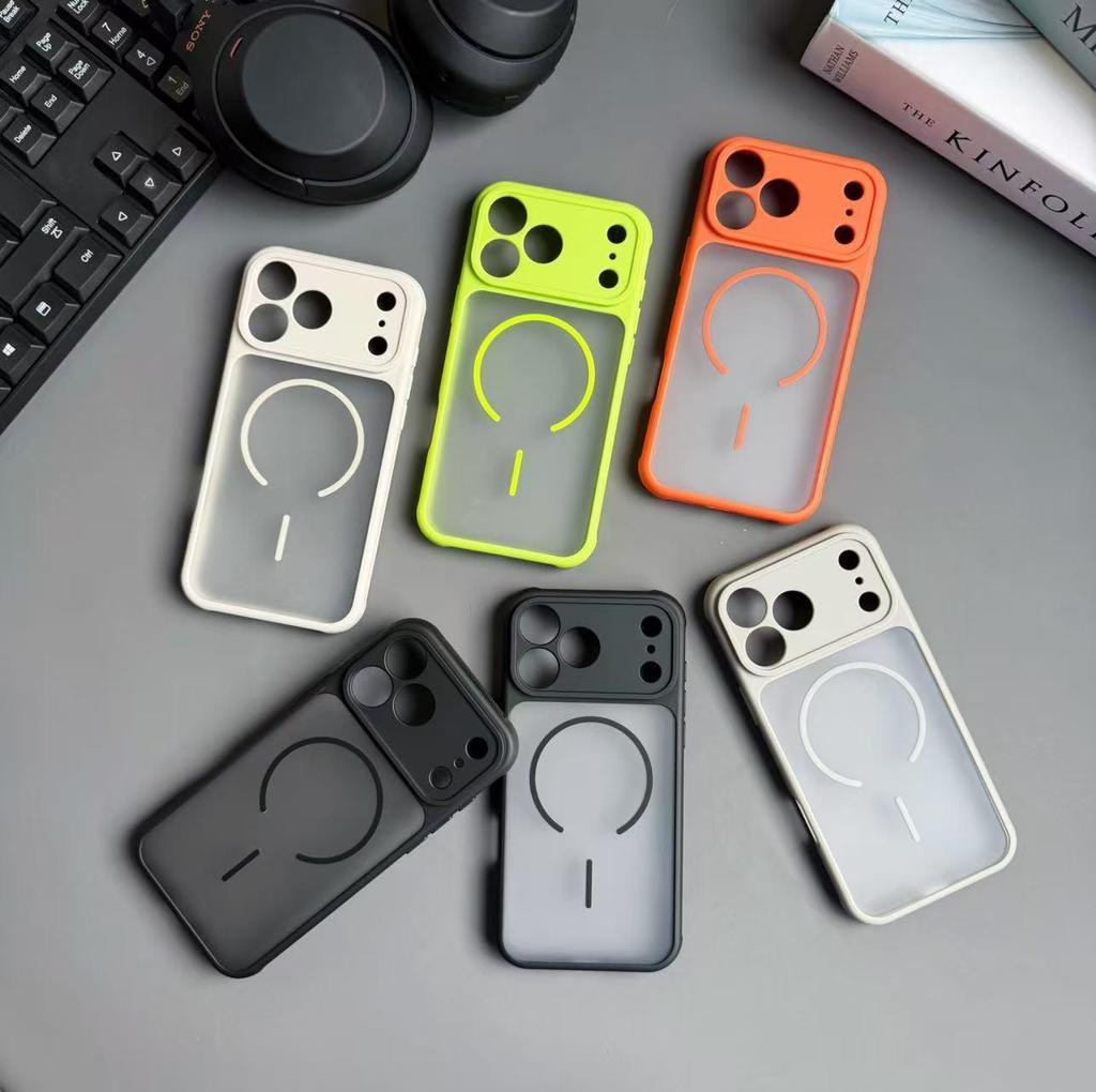Чехол-крышка для iPhone 17 Pro Max с покрытием Skin-Feel, теплоотводом и магнитом