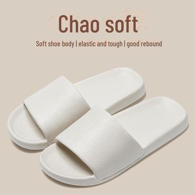 Женские летние тапочки из ПВХ с толстой нескользящей подошвой для дома и улицы