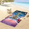 Sparkling festive street elegance Print beach towel, quick drying, suitable for travel, outdoor sports, jogging, the beach and swimming, gift
