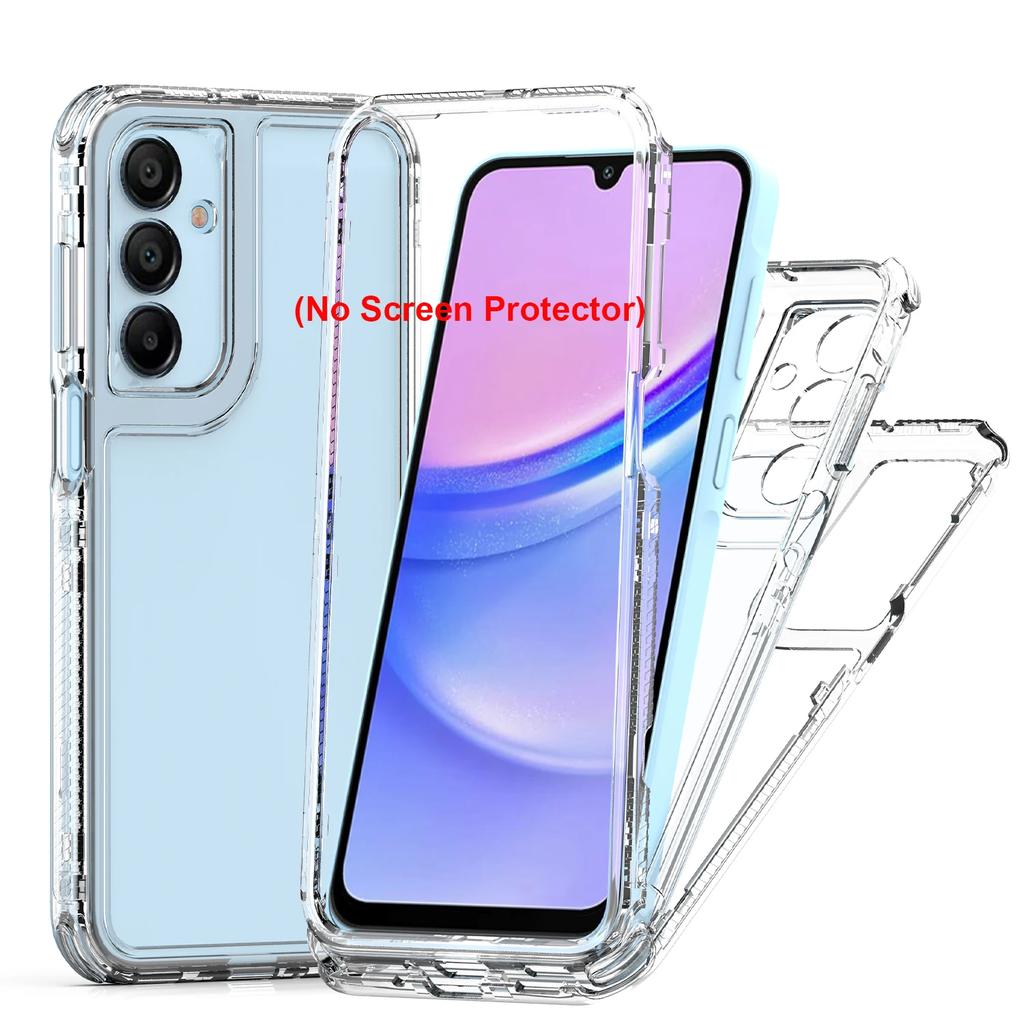 Гибридный бронированный чехол 3 в 1 Для Samsung Galaxy A16 A06 A05 A05S A15 A25 A35 A55 A14 A24 A34 A54 A04S A04E A13 A23 A21S Задняя крышка