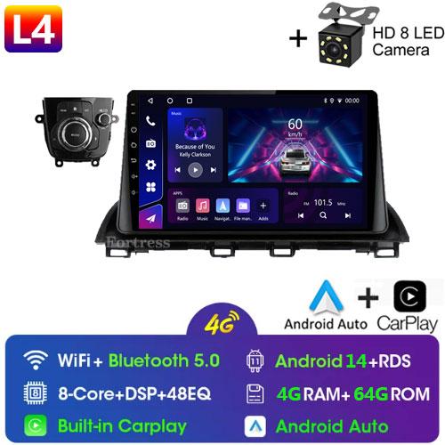 Для Mazda 3 Axela 2013 - 2018 2 Din Android Car Stereo GPS WIFI FM Navigation Multimedia Video Player Head Unit Autoradio Radio