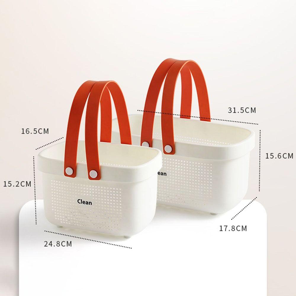 С ручкой сливная корзина штабелируемый органайзер для туалетных принадлежностей не деформируется корзина для ванной ванная комната