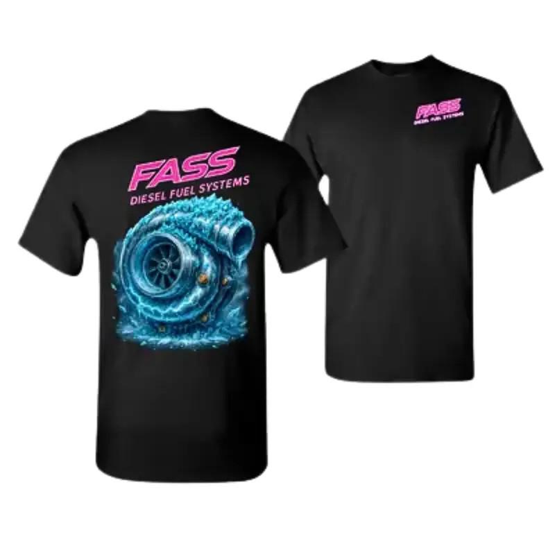 FASS Diesel Fuel Systems T-Shirt 2 Sided Turbo Water Graphic Tee