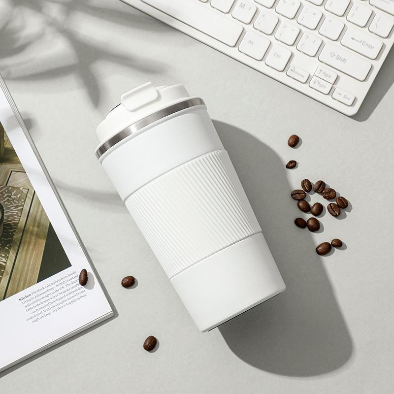 380 мл/510 мл Двойная кофейная чашка из нержавеющей стали 304 Кружка-термос для кофе Герметичная нескользящая автомобильная термос для путешествий Термальная чашка для кафе Copo Бутылка для воды