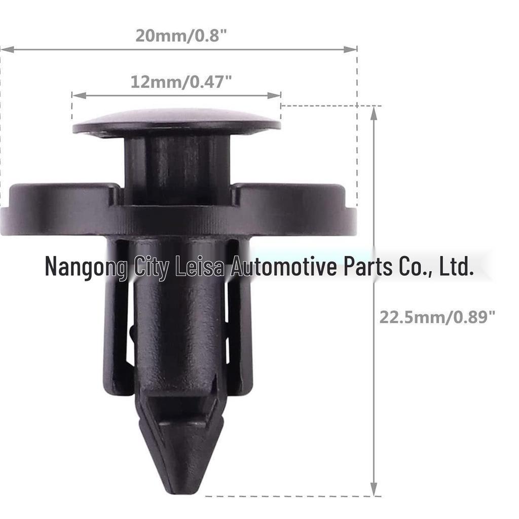 100PCS Nissan Bumper & Fender Retainer Clips (01553-09321)
