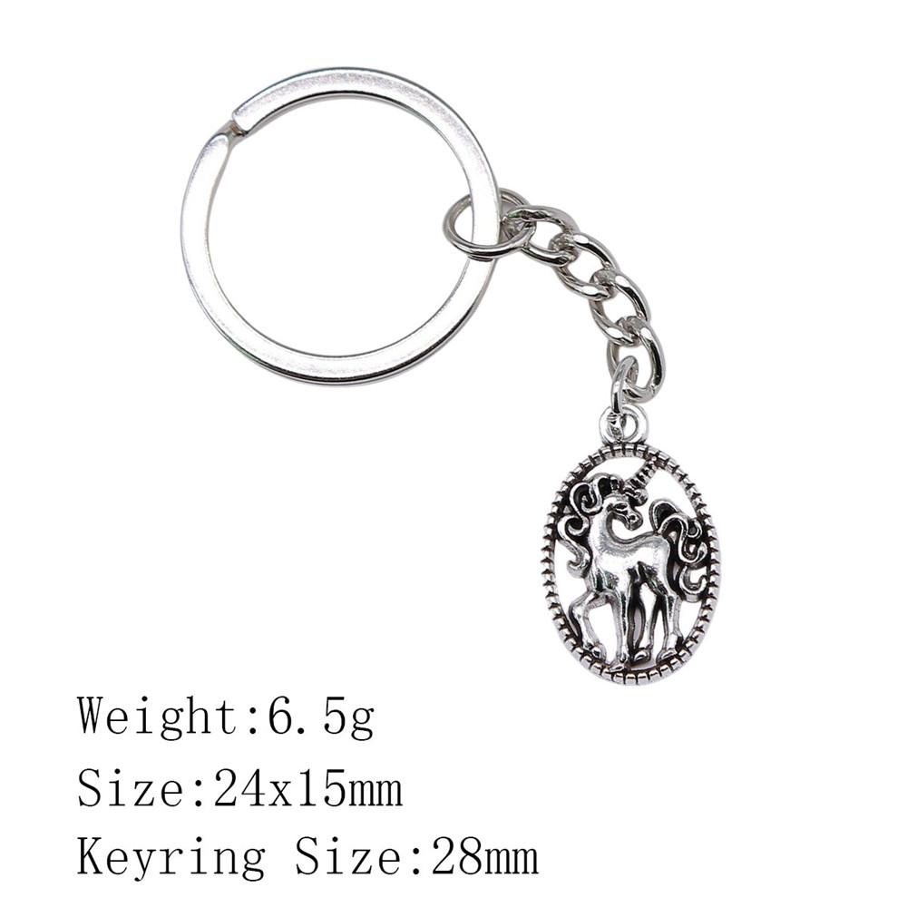 Металлический брелок в виде головы лошади/единорога - 52x51 мм, 19,9 г, Идеально подходит для сумок и домашнего декора