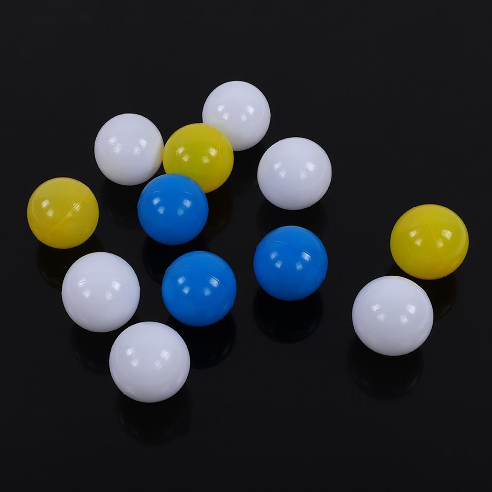 100 шт. белые, синие и желтые мягкие пластиковые многоразовые шарики для игр в океане, детские игрушки для детей