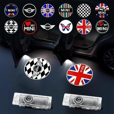 2 шт. Светодиодный проектор на дверь автомобиля, приветственный свет для BMW Mini Cooper Works R55 R56 R50 R53 R60 R61 F54 F55 F56 F60, Аксессуары