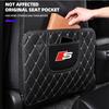 Car Seat Back Anti Kick Pad Leather Scratch Mat Logo For tt SLine S1 S2 S3 S4 S5 S6 S7 S8 SQ2 SQ3 SQ4 SQ5 SQ8 Car Accessories