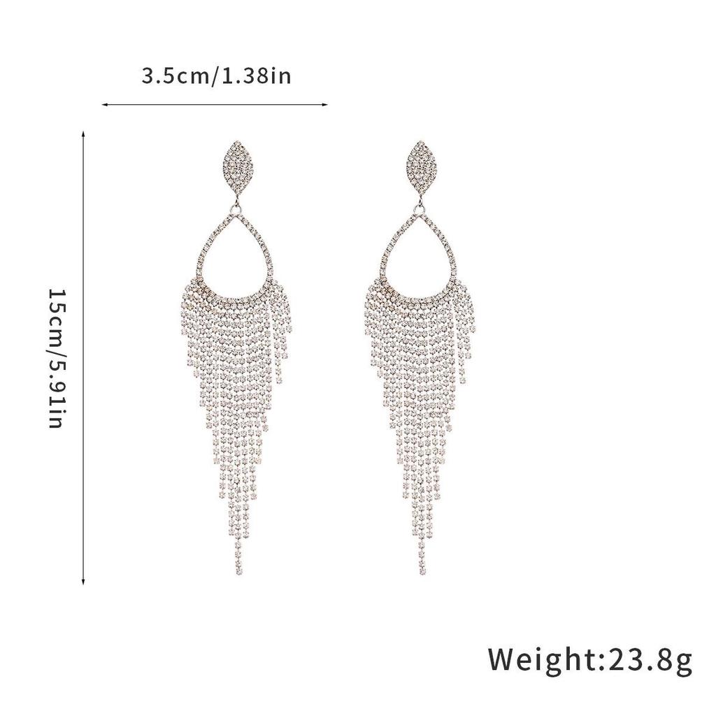 Серьги-кисточки с цветком, инкрустированным бриллиантами 'Серебряная игла' - Элегантные и модные серьги-пусеты высокого класса с уникальным дизайном