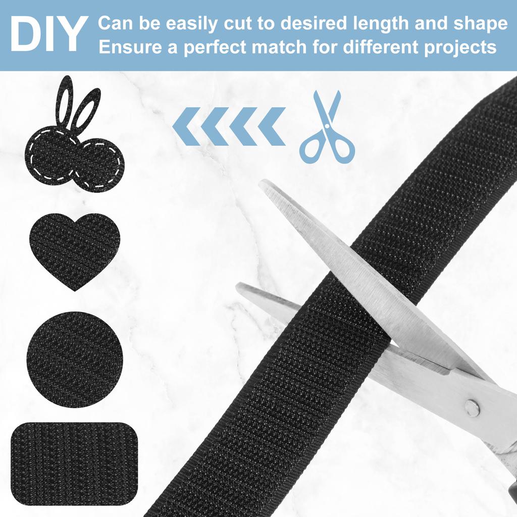10 м бесклеевая застежка 1 дюйм прочная самоклеящаяся застежка липучка нейлоновая ткань липучка швейная лента