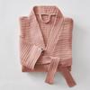 Смешанный халат-кимоно Gaïa, однотонный, хлопково-марлевой — Gaïa Peach Pink — Размер L/XL
