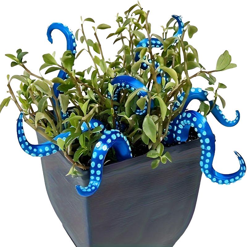 7pcs Octopus Legs In Planters House Octopus Tentacle Funny Plant Accessories Decorations House Plant Decorations 3 Colors