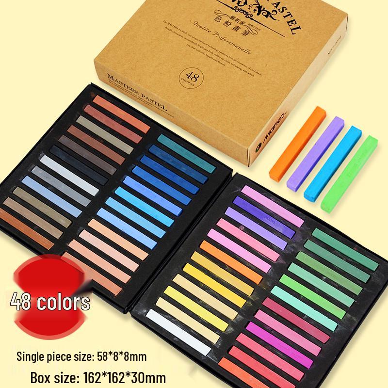 Набор пастельных мелков Brand Color – Профессиональные масляные мелки для рисования, доски и газеты.