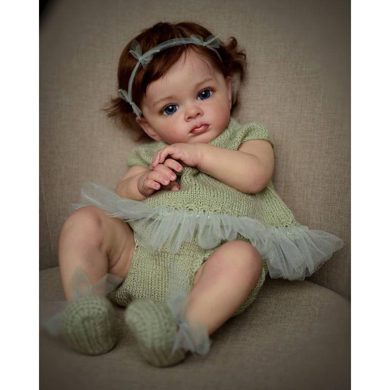 55cm/60cm Silicone Reborn Doll Lovely Baby Dolls Toy Fashion Simulate Baby Dolls For Girl Gift