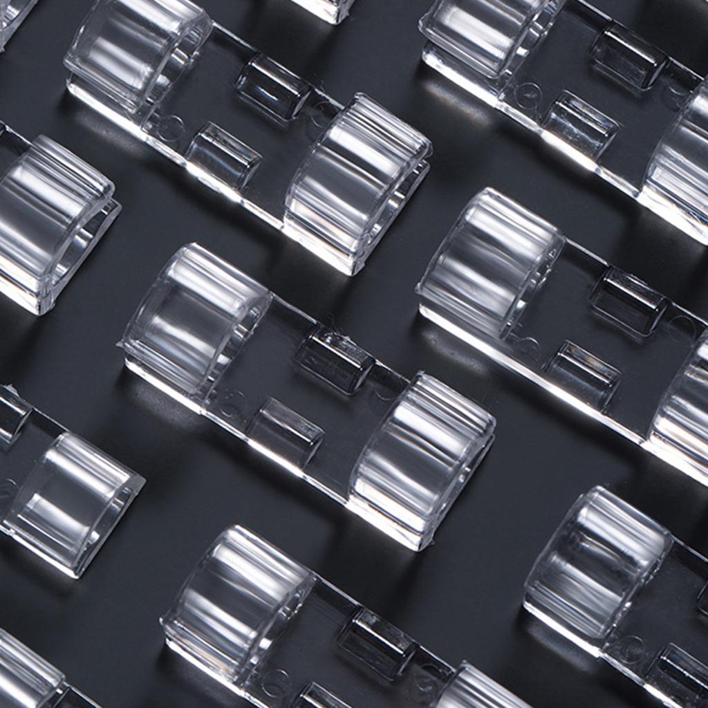 20 шт. самоклеящиеся зажимы для кабеля органайзер держатель шнура для ТВ ПК провода для сетевого кабеля бытовой