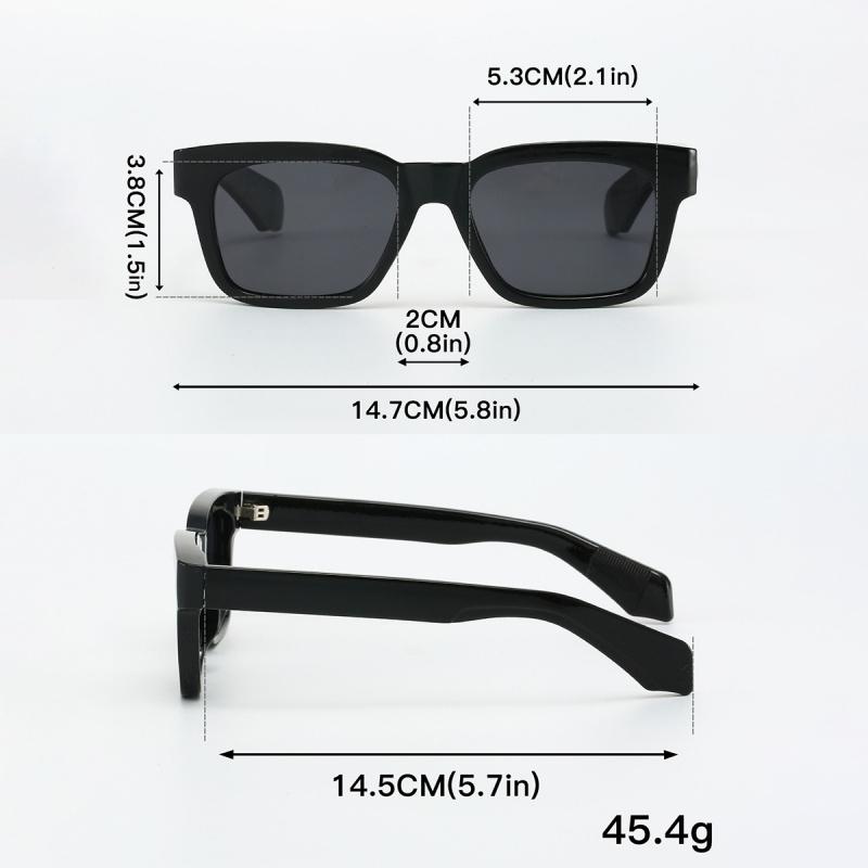 High Quality UV400 Polarized Sunglasses Outdoor Retro Driving Fishing Goggles Men Trendy Square Sunglasses Shades Eyewear Women