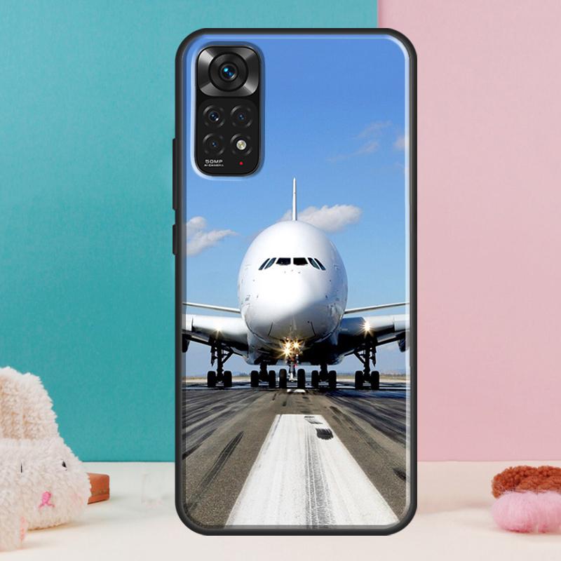 Кейс для телефона Xiaomi Redmi Note 12 11 10 9 8 Pro 9S 10S 11S 12S Redmi 12C 9A 9C 10A 10C с рисунком самолета, для полетов и путешествий, Чехол