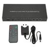 HDR HD Multimedia Interface Sound Extractor 5 Port 18Gbps Sound Extractor Switch Box with Remote