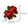 Car Stickers Beautiful Red Roses Fashion Bumper Rear Window Waterproof Vinyl Decals Car Styling Decoration Accessories JM35