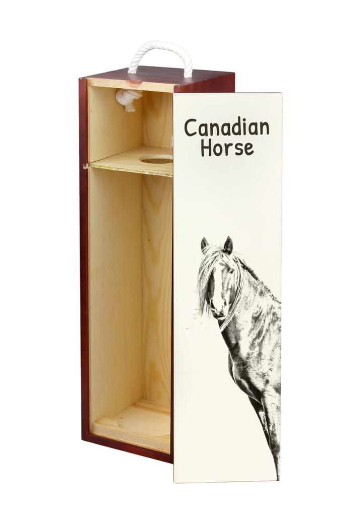 Canadian Horse – Wine box with a horse, alcohol box with graphics | Art-Dog