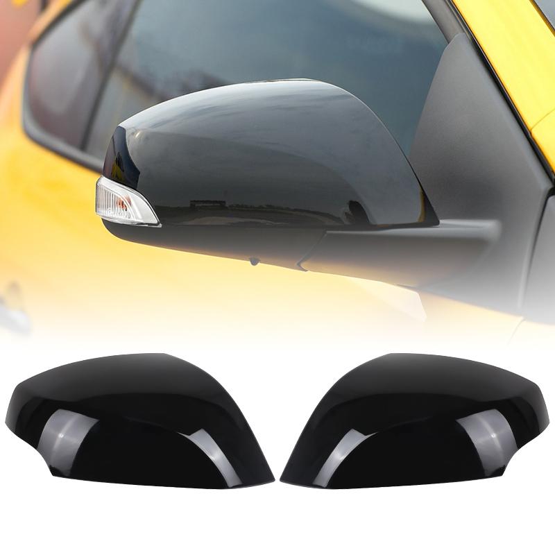 Накладка на боковое зеркало, глянцево-черная, для Renault Megane MK3 2008 2009 2010 2011 2012 2013 2014 2015, внешняя крышка зеркала заднего вида