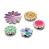Качественный цветочный набор из пяти предметов Дизайн Сплав цинка Обувные аксессуары Женский Многоцветный