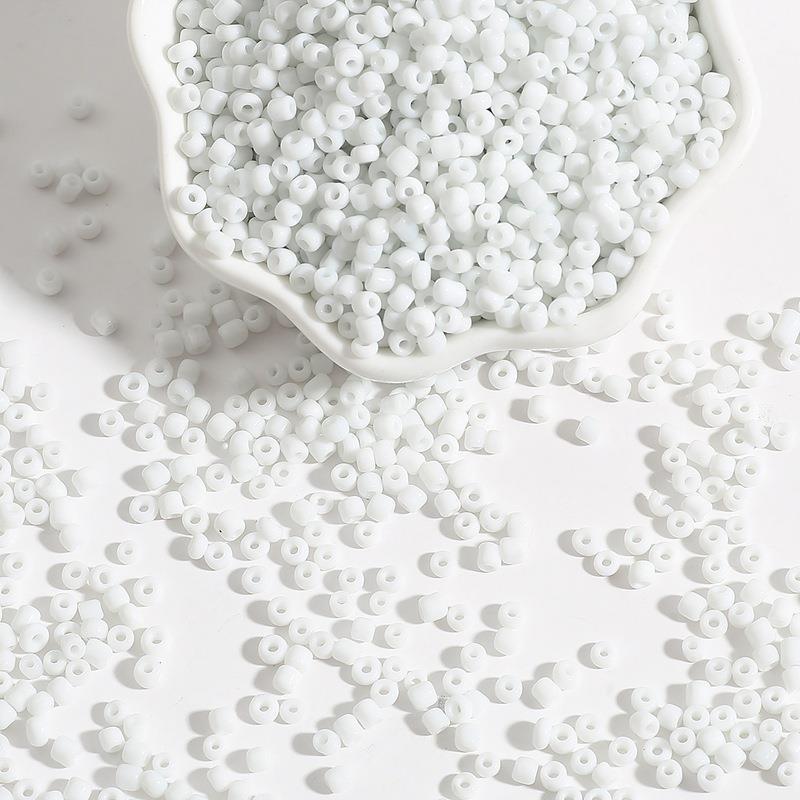 Однотонные стеклянные рисовые бусины: 2/3/4 мм Аксессуары ручной работы для серег, браслетов и ожерелий.