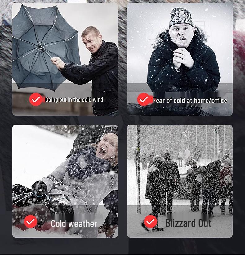 Winter USB Electric Heated Sweatpants with 12 Heating Zones and Knee Pads