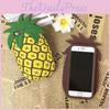 Silicone For Iphone Rubber Slot Shaped Pinecactus Protective Cover