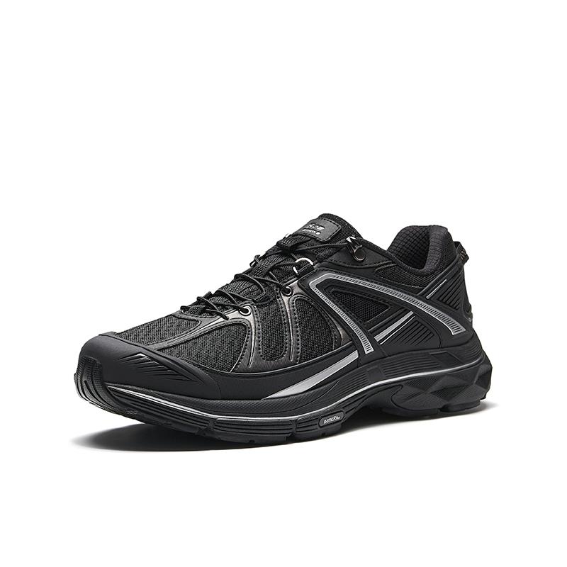 Anta Champion G02 Wandering Удобные низкие повседневные кроссовки Мужские кроссовки Серебристый Черный 112638804A-2