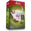 Melitta Coffee Filter Paper, 1-2 Cups, Original FSC? Mix, 1x1, Natural White, 100 Sheets, PA 1x1 NW