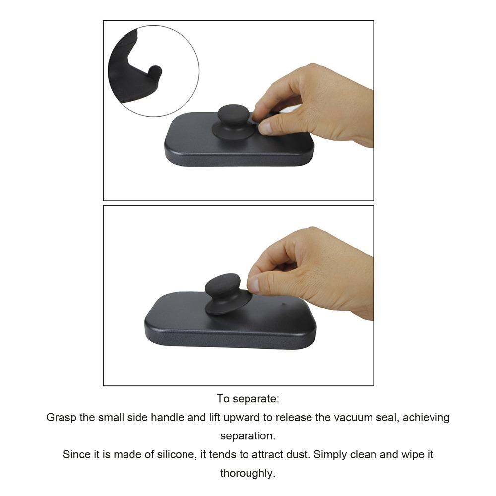 Anti Scald Silicone Handle Easy Grip Suction Cup Knob Durable Pot Cover Knob Kitchen Use