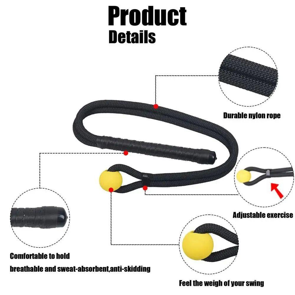 Nylon Golf Swing Practice Rope Safe Golf Posture Corrector Golf Swing Training Aid  Golf Beginner