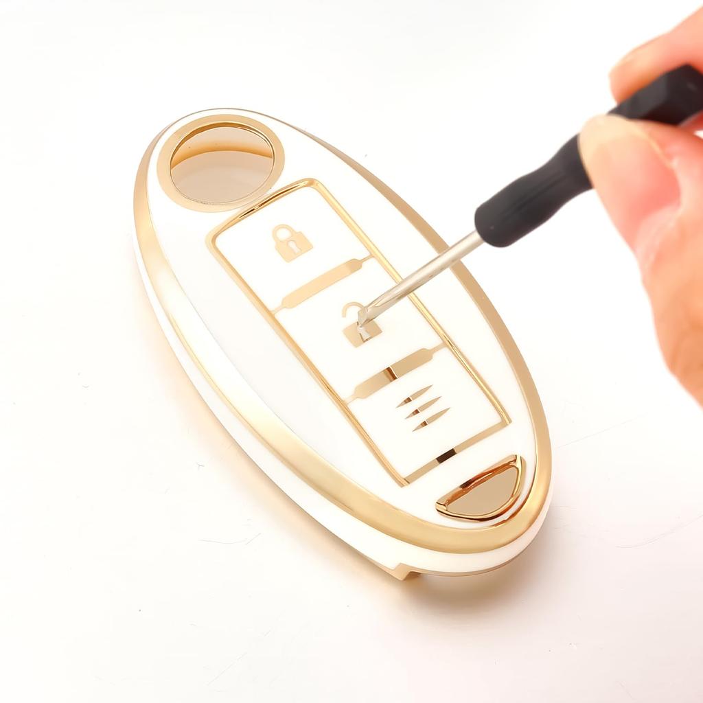 В ПУТЬ Чехол для ключа из ТПУ, Совместим с Nissan New Notebook,
