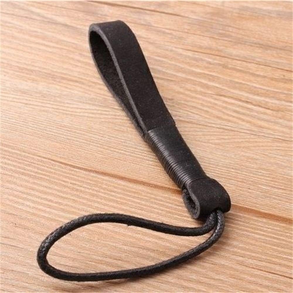 Keyring Cowhide Key Pendant Weave Car Key Holder Car Keychains Leather Keychains Lanyard Keyring