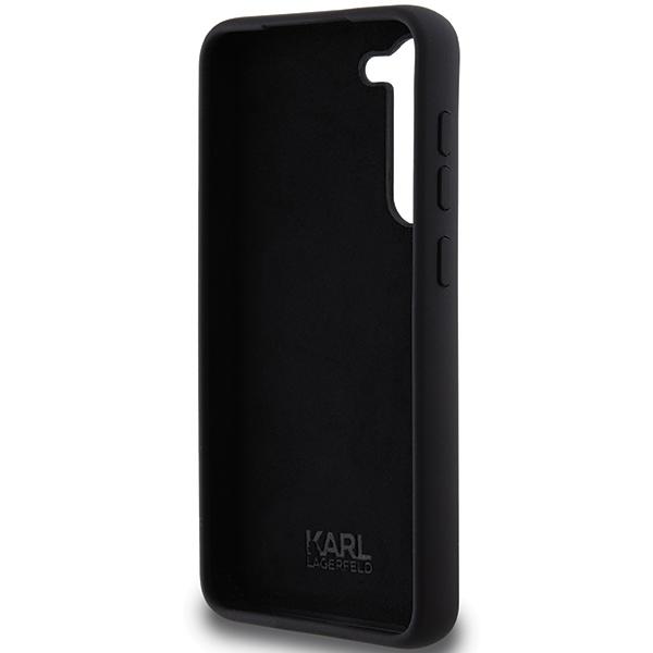 Etui do Samsung Galaxy S24 Plus Karl Lagerfeld Metal Pin Czarne